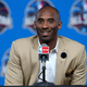 Kobe Bryant of the Los Angeles Lakers addresses the media before the 2014 NBA All-Star Game at the Smoothie King Center Feb. 16, 2014, in New Orleans.
Christian Petersen/Getty Images